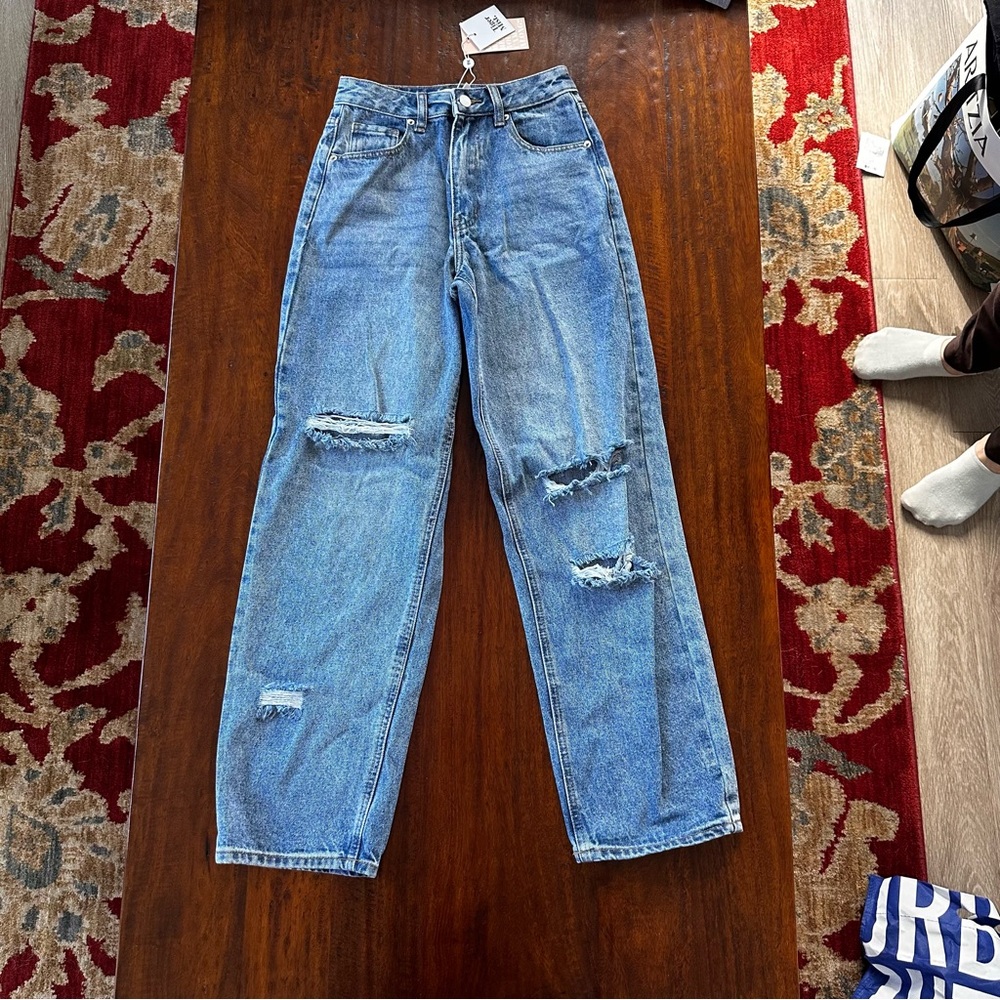 Levi's Blue Distressed Jeans